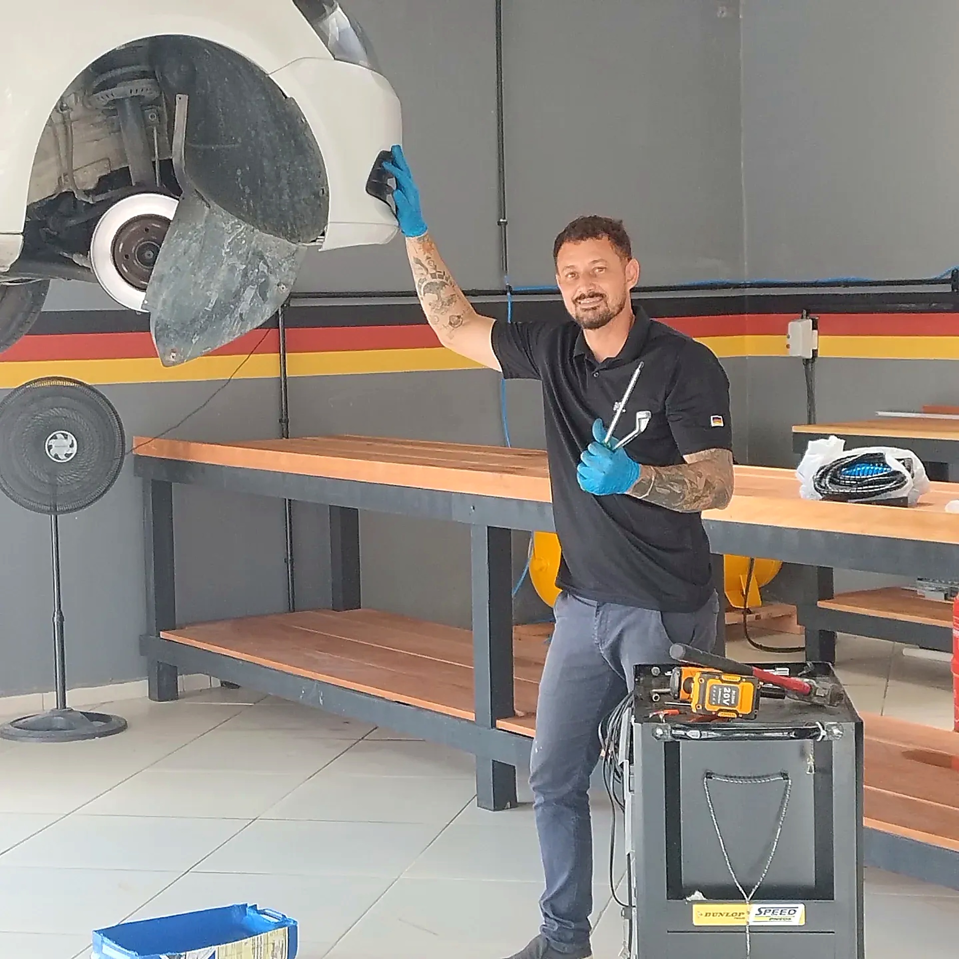 Equipe NR Centro Automotivo em ação